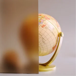 Tinted Glass Bronze Sandblast Coating